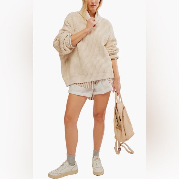 Free People oversized mockneck sweater - Picture 2 of 13